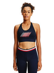 Naiste rinnahoidja Tommy Hilfiger MID INTENSITY FLAG RACER BRA, tumesinine S10S101173 DW5 41424 hind ja info | Rinnahoidjad | kaup24.ee