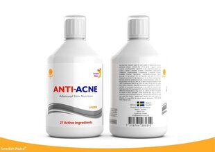 ANTI-ACNE Vitamiinid Akne Vastu – vitamiinijook Swedish Nutra 500ml цена и информация | Витамины, пищевые добавки, препараты для красоты | kaup24.ee