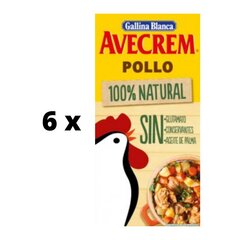 Puljong GALLINA BLANCA avecrem naturalus, kanamaitseline, 90g x 6 tk. pakett hind ja info | Supid, puljongid | kaup24.ee