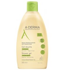 Niisutav ja toitev dušigeel A-Derma Ultra-Rich Shower Gel, 500ml hind ja info | Dušigeelid, õlid | kaup24.ee