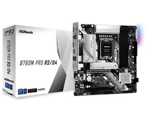 ASRock B760M Pro RS/D4 WIFI, Micro ATX, LGA1700, DDR4 hind ja info | Emaplaadid | kaup24.ee