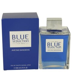 Tualettvesi Antonio Banderas Blue Seduction EDT meestele, 200 ml hind ja info | Meeste parfüümid | kaup24.ee