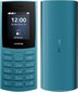 Nokia 105 (2023) TA-1557 Cyan hind ja info | Telefonid | kaup24.ee