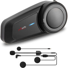 Maxto M2 mootorratta „Bluetooth“ peakomplekt, niiskuskindel hind ja info | Moto aksessuaarid | kaup24.ee