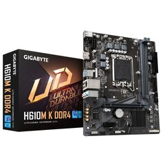 Emaplaat Gigabyte H610M K DDR4 1.0 hind ja info | Emaplaadid | kaup24.ee