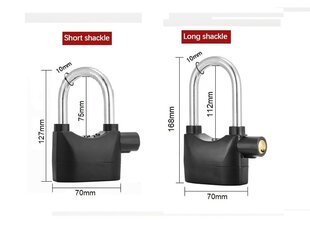 Tabalukk alarmiga Alarmlock hind ja info | Lukud | kaup24.ee