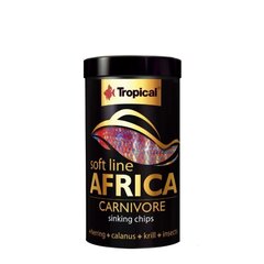 Tropical Africa Carnivore Size M - toit akvaariumi kaladele - 250 ml/130 g hind ja info | Toit kaladele | kaup24.ee