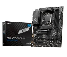 MSI PRO B760-P DDR4 II hind ja info | Emaplaadid | kaup24.ee