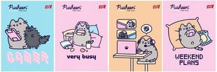 Märkmik Pusheen, 32 lehte, 4 tk hind ja info | Vihikud, märkmikud ja paberikaubad | kaup24.ee