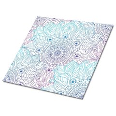 Kleepuvad dekoratiivplaadid Decormat 30x30cm, 9 tk, araabia mandala hind ja info | Põrandaplaadid | kaup24.ee