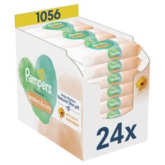 Pampers Harmonie Protect & Care Niisked Beebisalvrätid, 24 Pakki hind ja info | Niisked salvrätikud | kaup24.ee