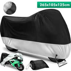 Mootorratta kate 265x105x125cm, veekindel hind ja info | Moto aksessuaarid | kaup24.ee