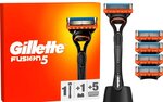 Raseerija komplekt Gillette Fusion5 meestele: raseerija + 5 žiletitera + alus