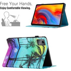 Lenovo Tab M11 / Xiaoxin Pad 11 2024 ümbrismustri printimise PU-nahast aluse tahvelarvuti kate hind ja info | Tahvelarvuti kaaned ja kotid | kaup24.ee