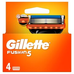 Raseerimispead Gillette Fusion, 4 tk hind ja info | Raseerimisvahendid | kaup24.ee