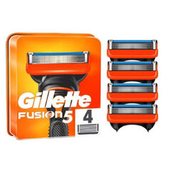 Raseerimispead Gillette Fusion, 4 tk hind ja info | Raseerimisvahendid | kaup24.ee