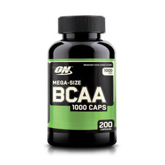 Toidulisand Optimum Nutrition BCAA 1000, 200 kapslit hind ja info | Aminohapped | kaup24.ee