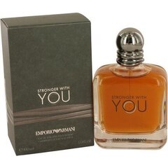 Tualettvesi Emporio Armani Stronger With You EDT meestele 150 ml hind ja info | Meeste parfüümid | kaup24.ee