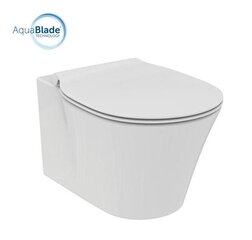 Унитаз подвесной Ideal Standard WC Connect Air Aquablade, с плавно опускающейся крышкой E005401 / E036601 цена и информация | Унитазы | kaup24.ee