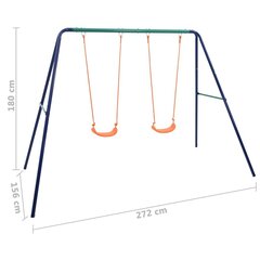 vidaXL kiigekomplekt 2 istmega, teras hind ja info | Kiiged | kaup24.ee