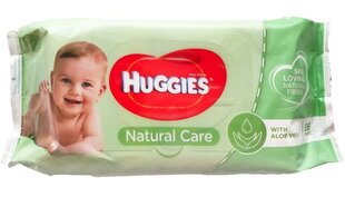 Niisked salvrätikud Huggies NATURAL CARE 10x56tk hind ja info | Niisked salvrätikud | kaup24.ee