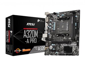 MSI A320M-A Pro hind ja info | Emaplaadid | kaup24.ee