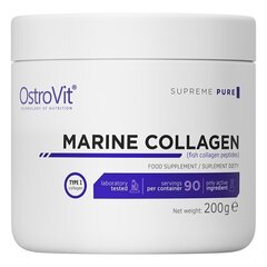 Пищевая добавка Морской коллаген OstroVit Marine Collagen (200гр.) цена и информация | Витамины, пищевые добавки, препараты для красоты | kaup24.ee