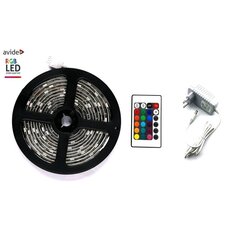 LED-riba valgus Avide RGB 5050 kaugjuhtimispuldiga IP20, 3m hind ja info | LED ribad | kaup24.ee