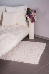 Vaip Shaggy White, 80 x 150 cm hind ja info | Vaibad | kaup24.ee