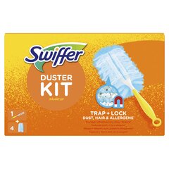 Swiffer Duster Starert Kit mini + 4 tk lisa hind ja info | Puhastustarvikud | kaup24.ee