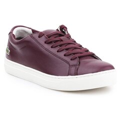 Обувь для отдыха для женщин Lacoste L.12.12 317 1 Caw 7-34CAW0016FD8, бордовая цена и информация | Спортивная обувь, кроссовки для женщин | kaup24.ee