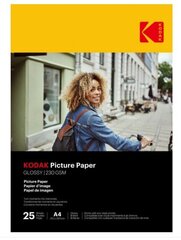 Läikiv fotopaber Kodak 9891266, A4, 230 g/m², 25 lehte hind ja info | Vihikud, märkmikud ja paberikaubad | kaup24.ee