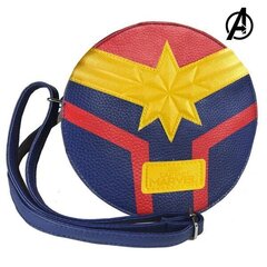 Shoulder Bag Captain Marvel 72840 Sinine Kollane Punane hind ja info | Laste aksessuaarid | kaup24.ee