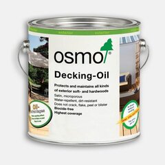 Osmo terrassiõli 009 Lehise naturaaltoon, 2.5 L hind ja info | Impregneerid, kaitsekihid | kaup24.ee