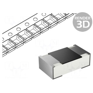 Resistor: thick film | SMD | 0805 | 619Ω | 0.125W | ±1% | -55÷125°C