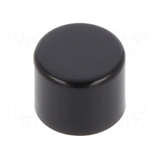 Cap | AB series,BB series | Ø5.1x4mm | black | AB