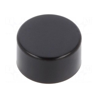 Cap | AB series,BB series | Ø7.5x4mm | black | AB