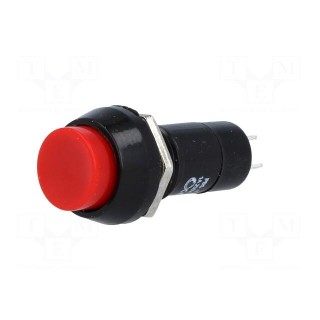 Switch: push-button | Pos: 2 | SPST-NO | 1A/250VAC | OFF-ON | Ø12mm