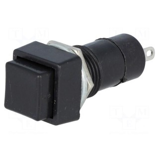 Switch: push-button | Pos: 2 | SPST-NO | 3A/125VAC | OFF-(ON) | Ø12mm