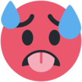 Hot Face on Twitter Twemoji 14.0