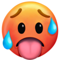 Hot Face on Twitter Emoji Stickers 13.1