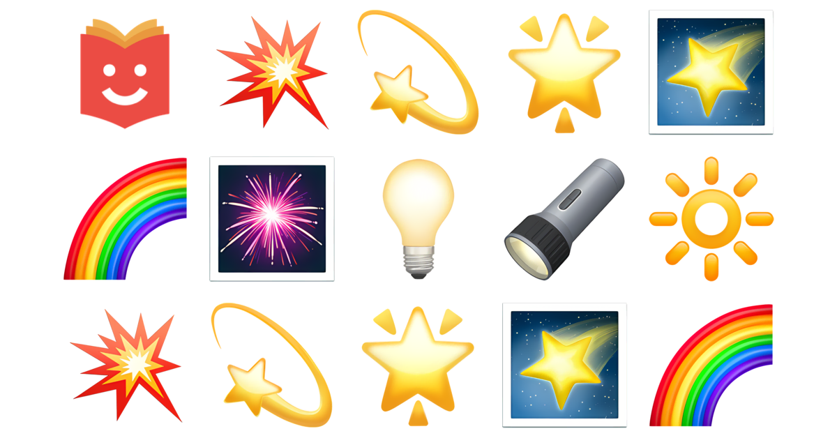 💡🔋🤩 Beam Emojis Collection 💥💫🌟🌠🌈🎆💡 — Copy & Paste!