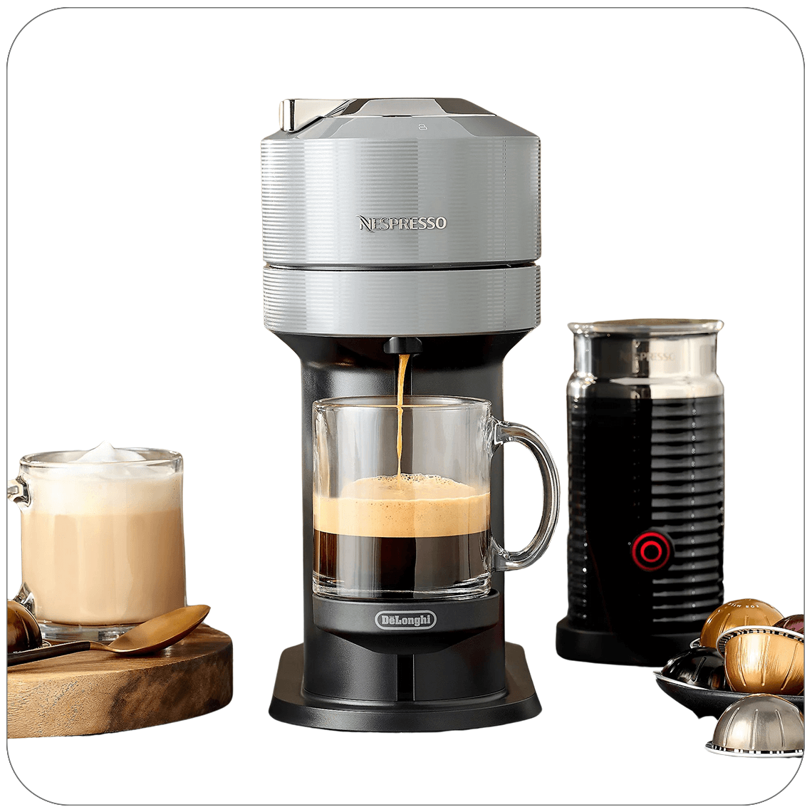 Nespresso, Vertuo Next Coffee/Espresso Maker With Frother and Voucher $229