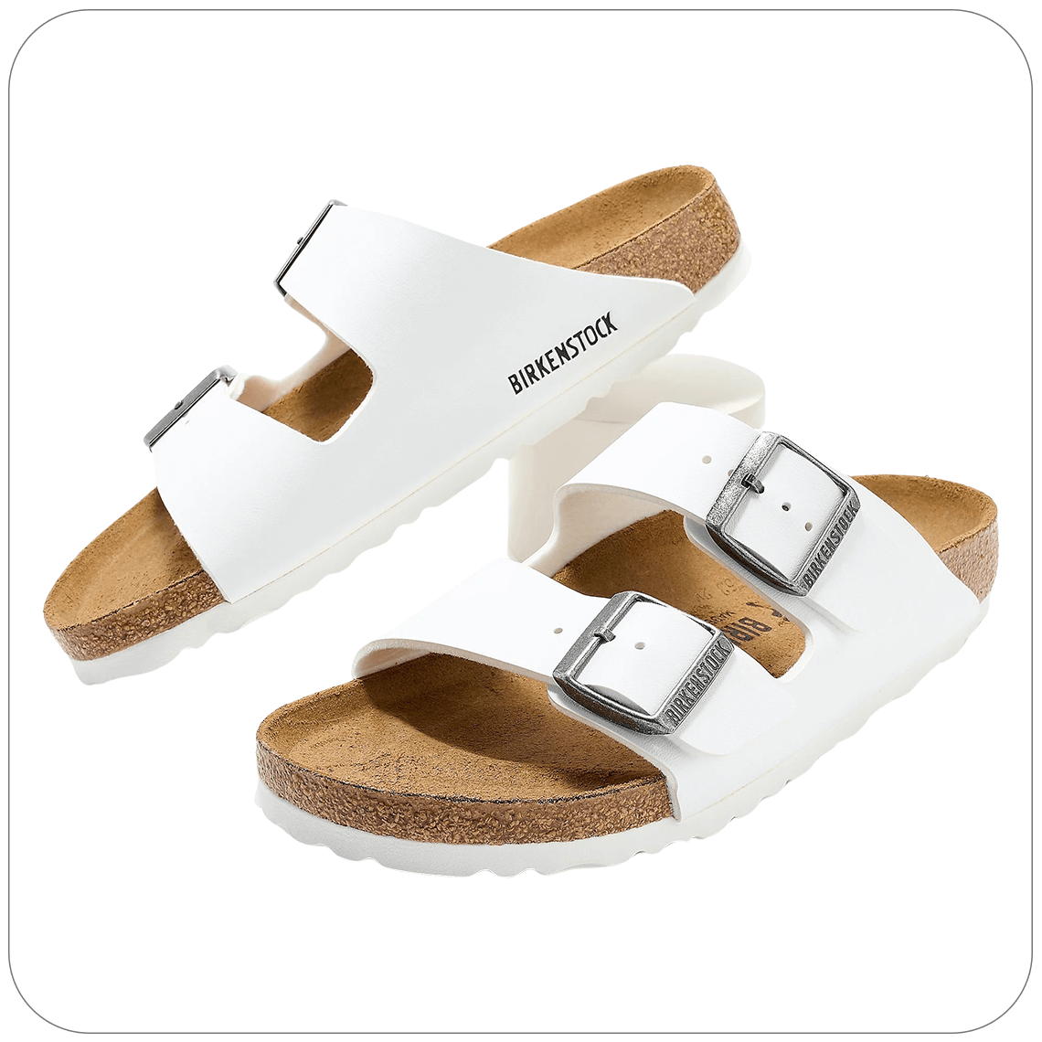 Birkenstock, Two-Strap Slide Sandals $110