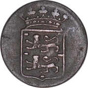 ½ Duit (West Friesland) – obverse