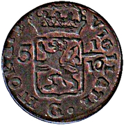 1 Duit (Overijssel) – obverse