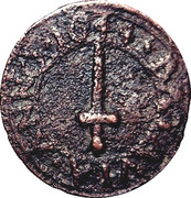 ½ Stuiver (Batavia - Emergency Issue) – obverse