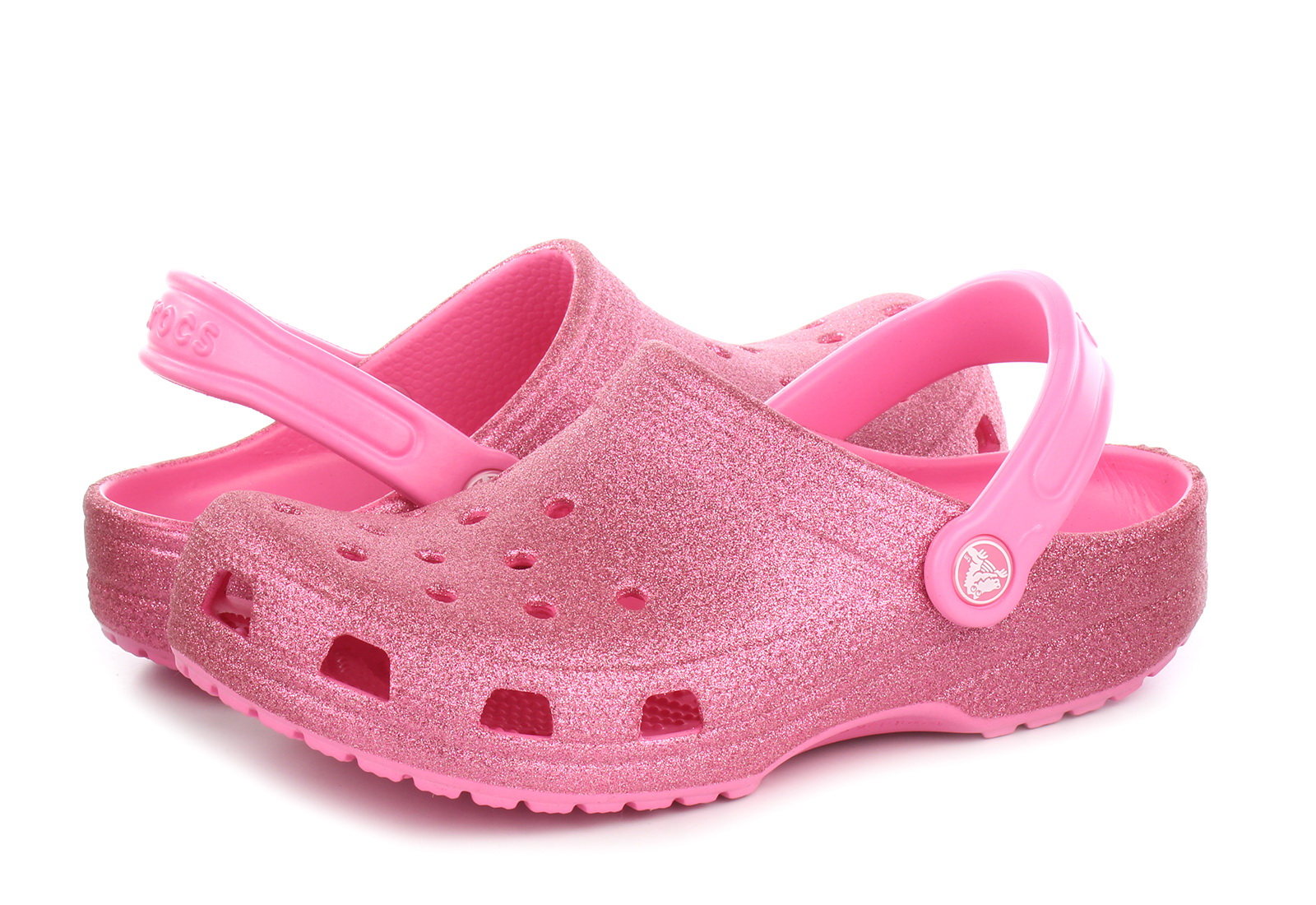 Crocs Clogs - Classic Glitter Clog K - 205441-669 - Online shop for  sneakers, shoes and boots