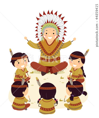 native american dance clipart kids