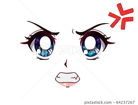 Anime Angry Face Blank Meme Template  Angry anime face Anime Anime eyes